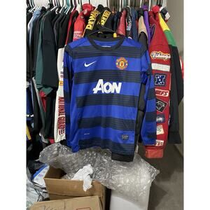 Size Youth L (14-16yo)- Manchester United Wayne Rooney #10 Adidas Jersey